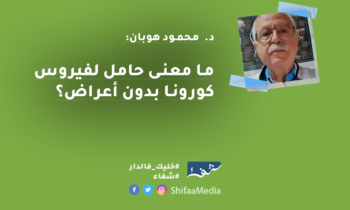 الدكتور محمود هوبان: ما معنى حامل لفيروس كورونا بدون أعراض؟