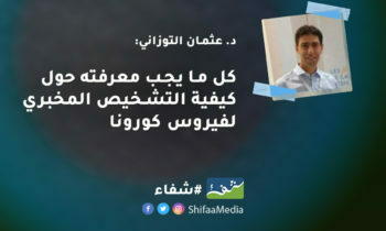 د. عثمان التوزاني: كل ما يجب معرفته حول كيفية التشخيص المخبري لفيروس كورونا