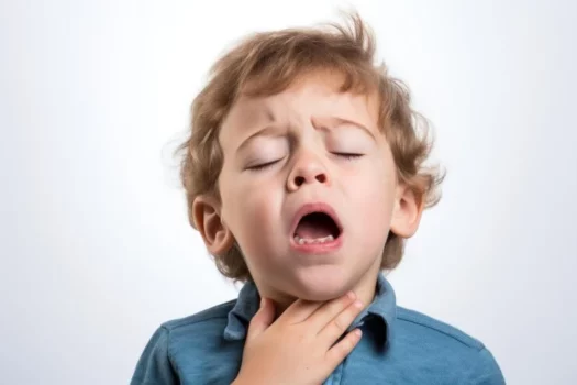 التهاب الحلق عند الأطفال