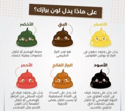 على ماذا يدل لون البراز